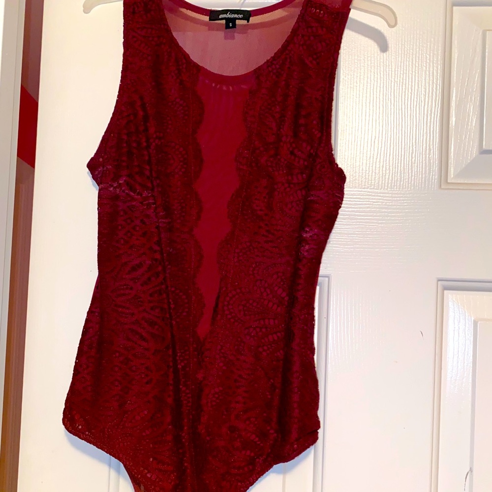 Mesh Floral Lace bodysuit